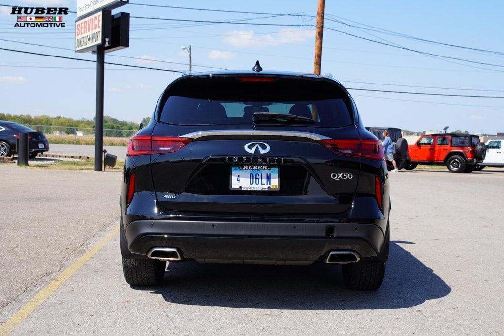 used 2021 INFINITI QX50 car, priced at $27,288