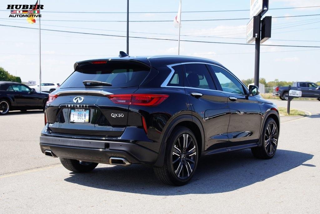 used 2021 INFINITI QX50 car, priced at $27,288