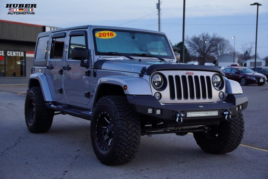 used 2016 Jeep Wrangler Unlimited car, priced at $23,049