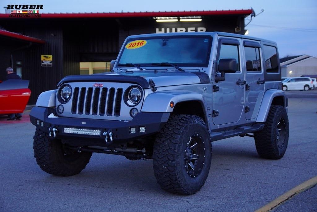 used 2016 Jeep Wrangler Unlimited car, priced at $23,049