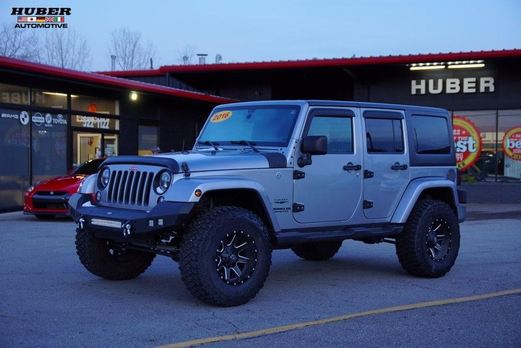 used 2016 Jeep Wrangler Unlimited car, priced at $23,049