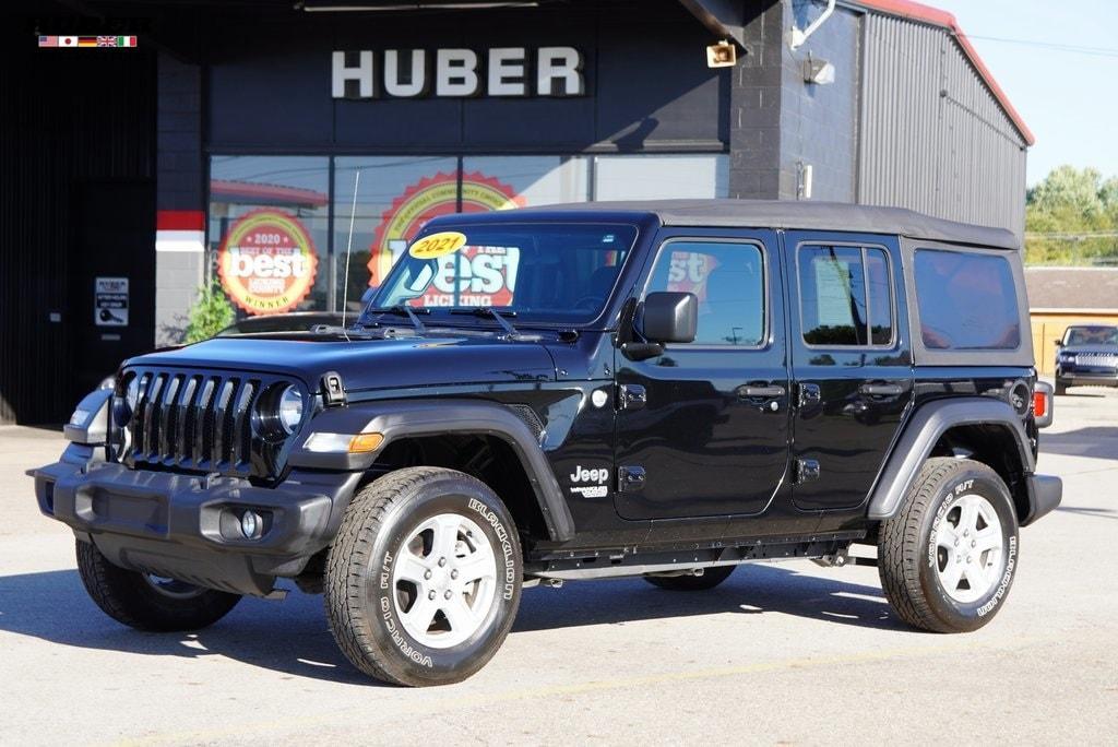 used 2021 Jeep Wrangler Unlimited car, priced at $26,764