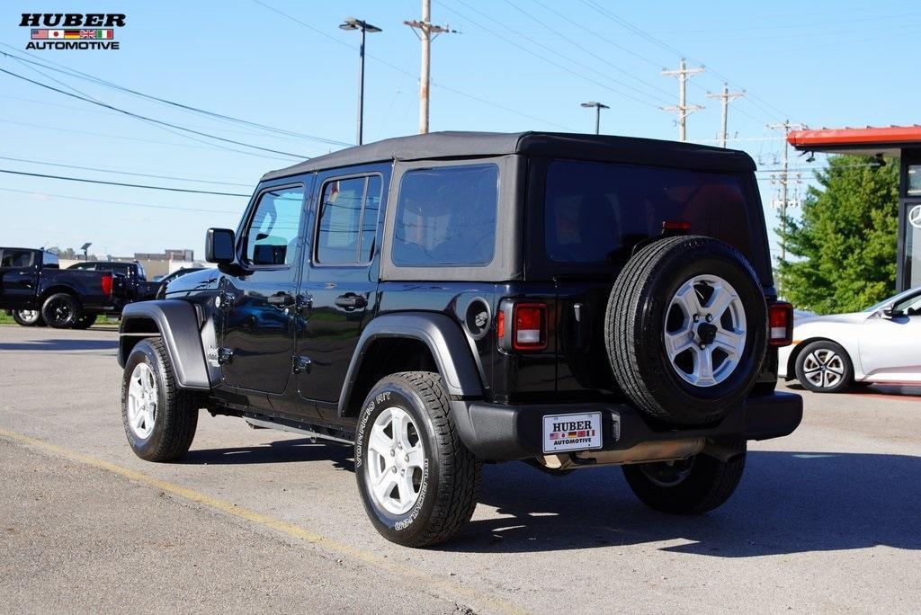 used 2021 Jeep Wrangler Unlimited car, priced at $25,721