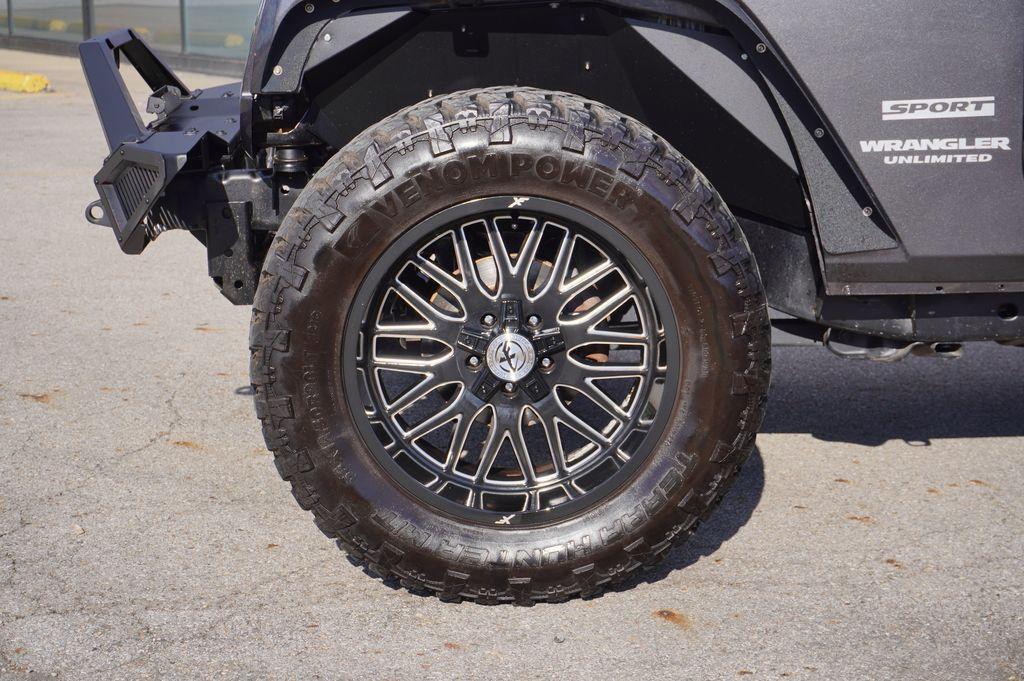 used 2017 Jeep Wrangler Unlimited car, priced at $18,419