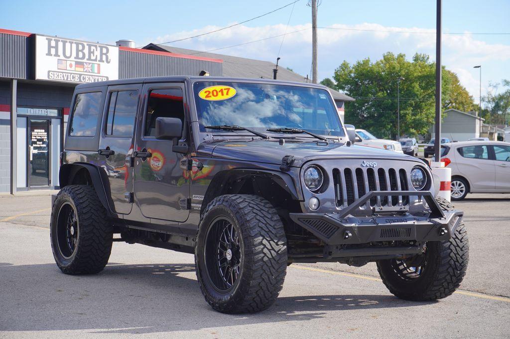 used 2017 Jeep Wrangler Unlimited car, priced at $18,419