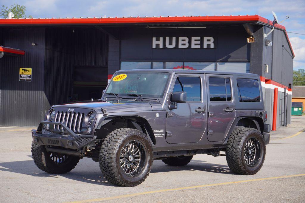 used 2017 Jeep Wrangler Unlimited car, priced at $18,792