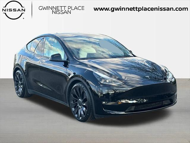 used 2021 Tesla Model Y car, priced at $32,599