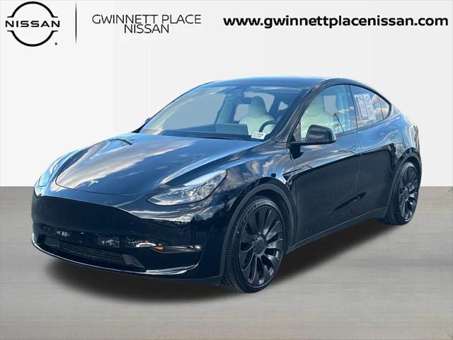 used 2021 Tesla Model Y car, priced at $32,599