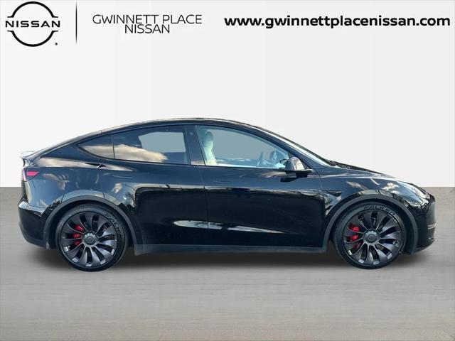 used 2021 Tesla Model Y car, priced at $32,599