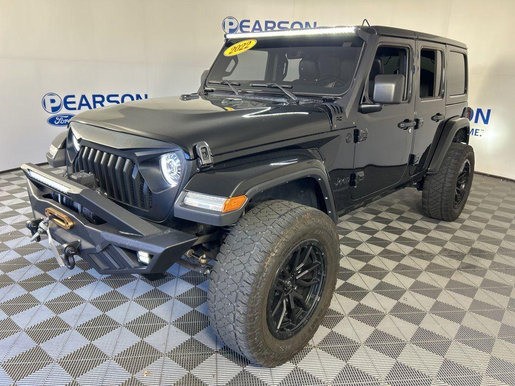 used 2022 Jeep Wrangler Unlimited car, priced at $37,556