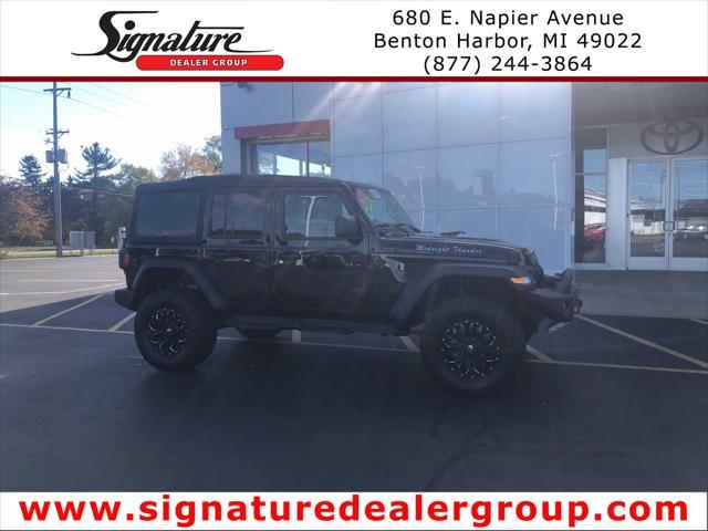 used 2022 Jeep Wrangler Unlimited car, priced at $39,990