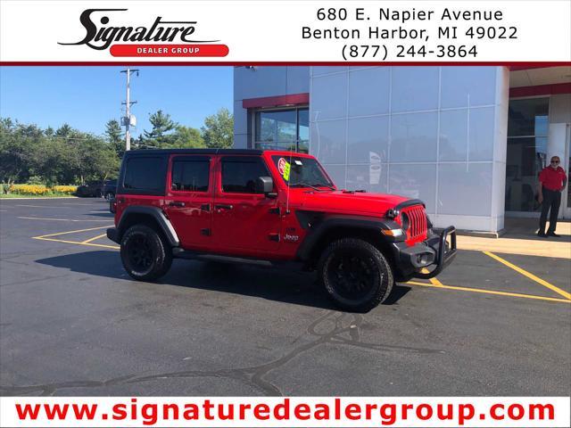 used 2020 Jeep Wrangler Unlimited car, priced at $27,990