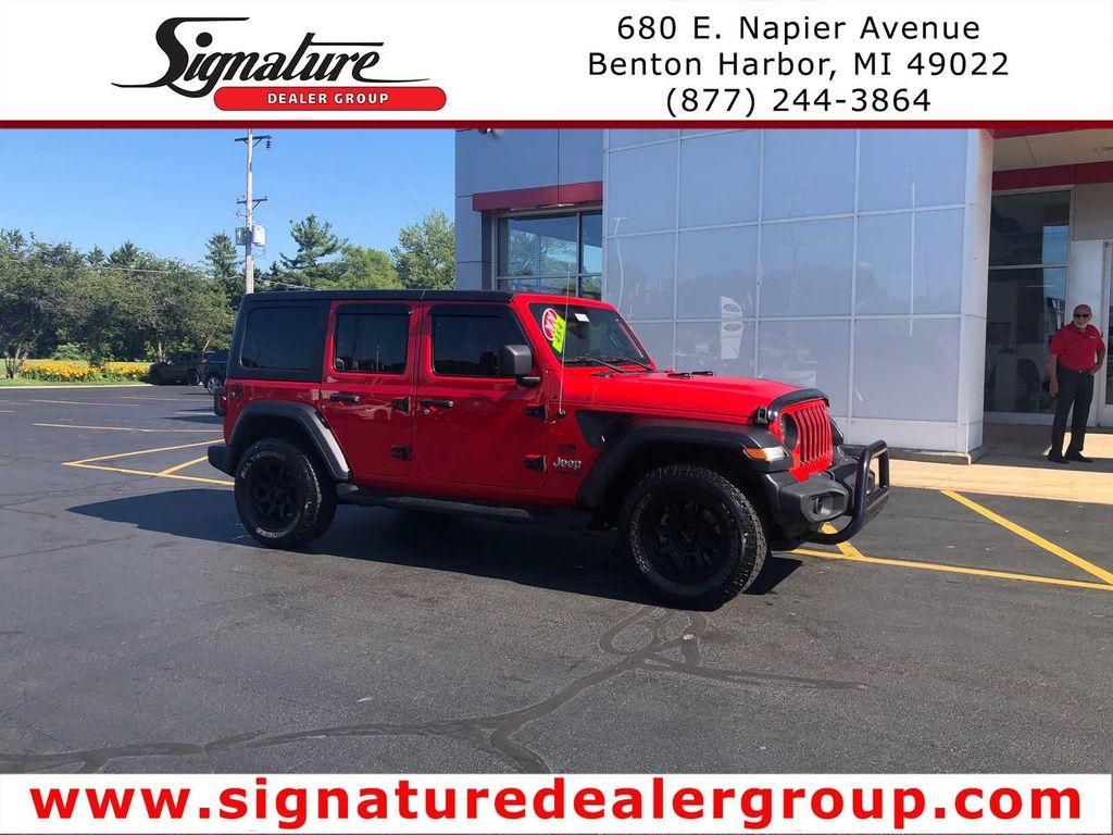 used 2020 Jeep Wrangler Unlimited car, priced at $27,990
