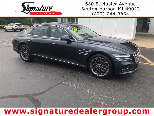 used 2021 Genesis G80 car, priced at $29,890