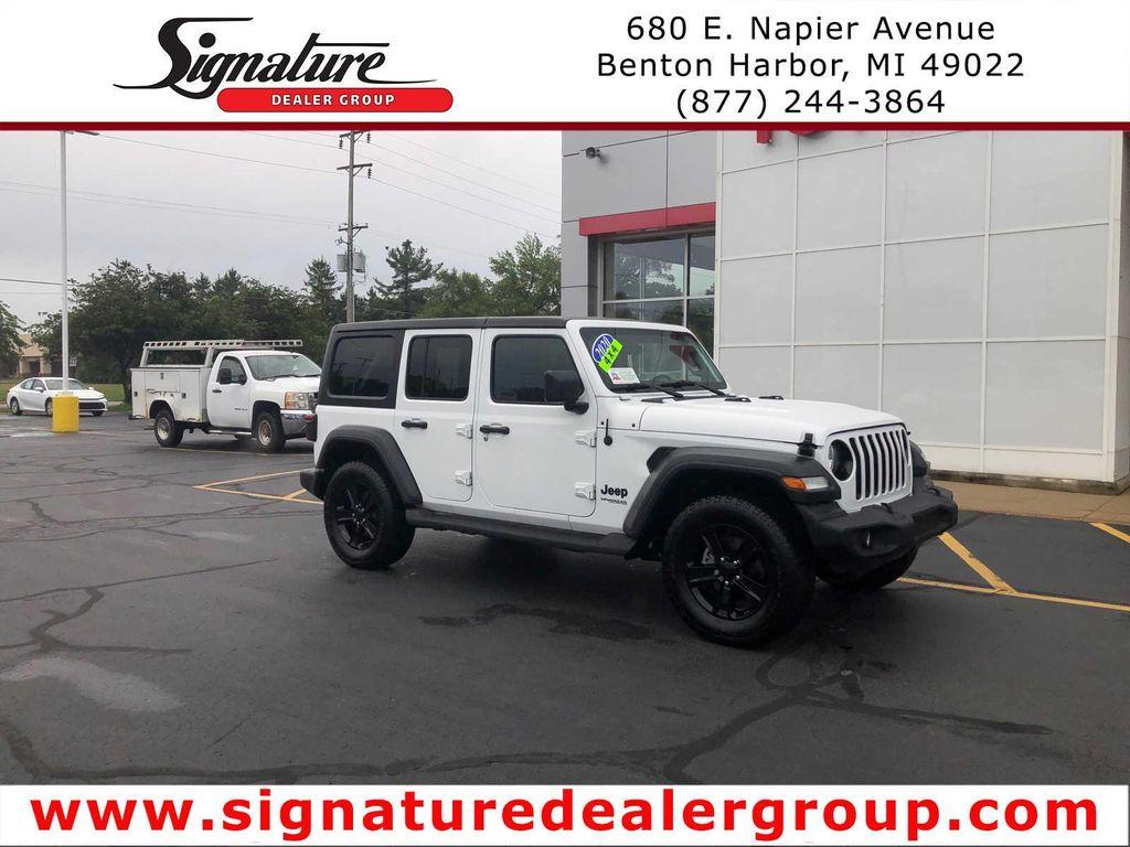 used 2020 Jeep Wrangler Unlimited car, priced at $31,990
