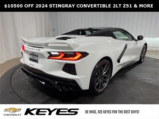 new 2024 Chevrolet Corvette car, priced at $97,865