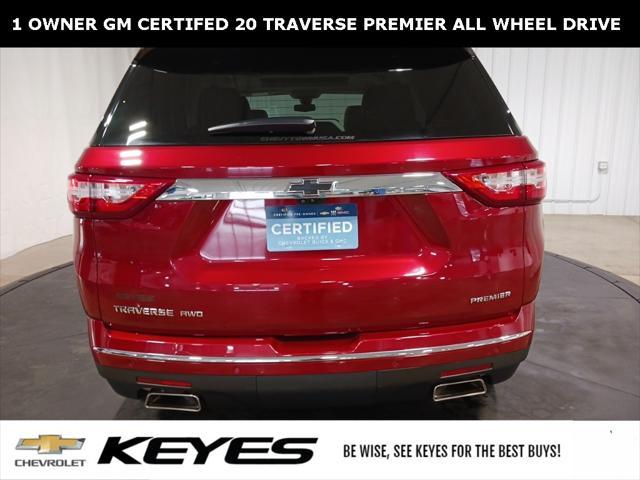 used 2020 Chevrolet Traverse car, priced at $33,983