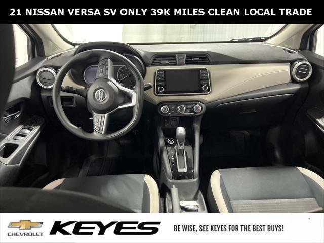 used 2021 Nissan Versa car, priced at $17,483