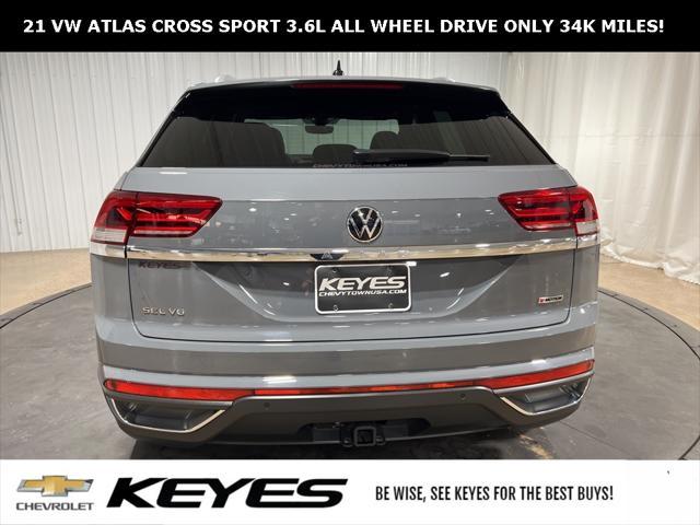 used 2021 Volkswagen Atlas Cross Sport car, priced at $29,983