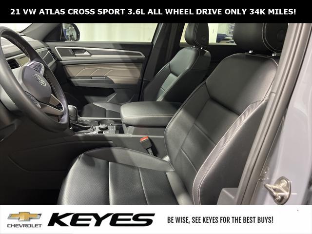 used 2021 Volkswagen Atlas Cross Sport car, priced at $29,983