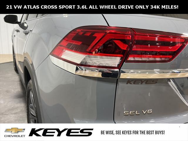 used 2021 Volkswagen Atlas Cross Sport car, priced at $29,983