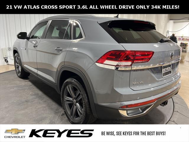 used 2021 Volkswagen Atlas Cross Sport car, priced at $29,983