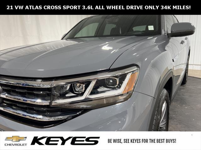 used 2021 Volkswagen Atlas Cross Sport car, priced at $29,983