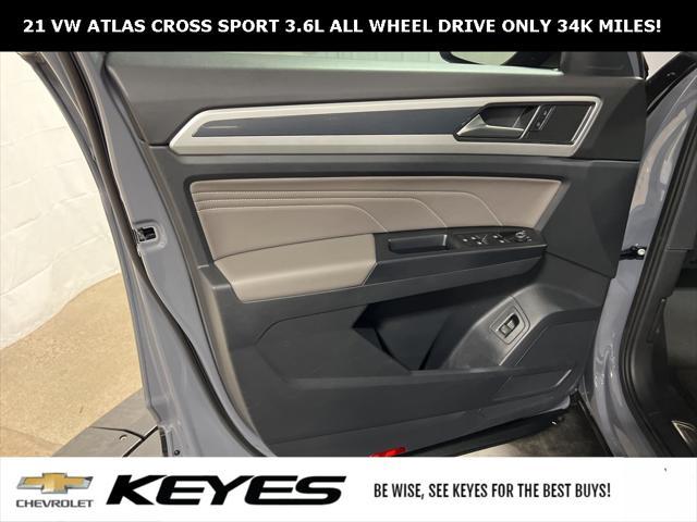 used 2021 Volkswagen Atlas Cross Sport car, priced at $29,983