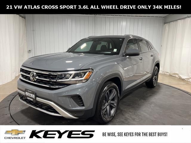 used 2021 Volkswagen Atlas Cross Sport car, priced at $29,983