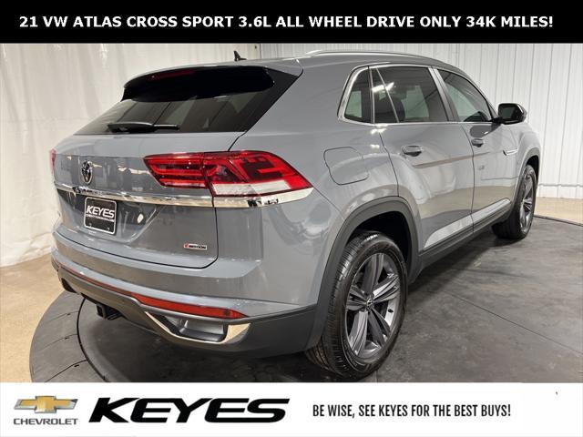 used 2021 Volkswagen Atlas Cross Sport car, priced at $29,983