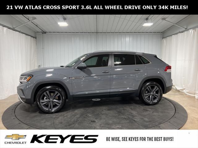 used 2021 Volkswagen Atlas Cross Sport car, priced at $29,983