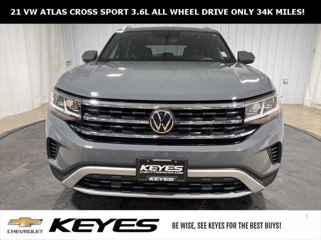 used 2021 Volkswagen Atlas Cross Sport car, priced at $29,983