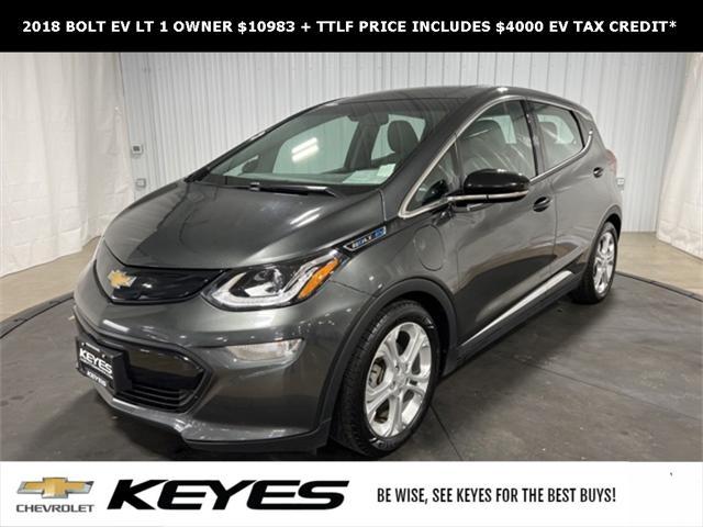 used 2018 Chevrolet Bolt EV car, priced at $14,983