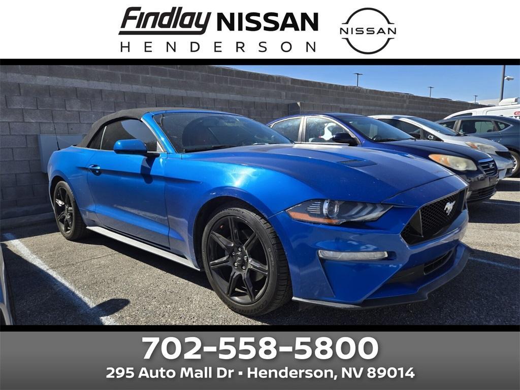 used 2019 Ford Mustang car, priced at $21,986