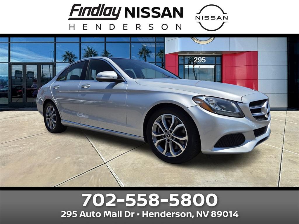used 2018 Mercedes-Benz C-Class car, priced at $21,484