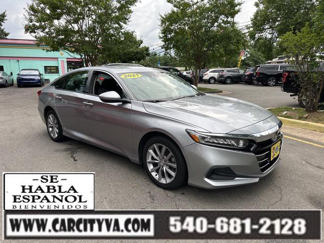 used 2021 Honda Accord car, priced at $16,989