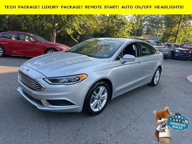 used 2018 Ford Fusion car, priced at $13,989