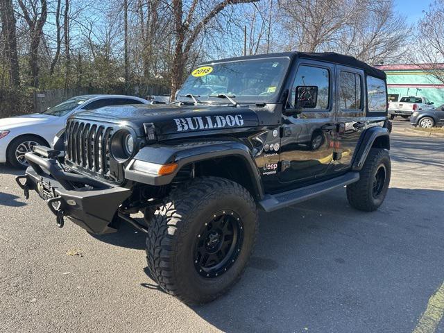 used 2018 Jeep Wrangler Unlimited car, priced at $22,979