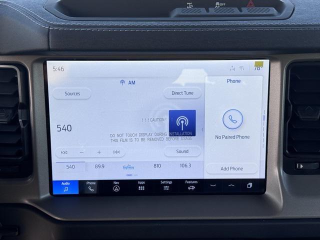 new 2025 Ford Bronco car, priced at $54,590
