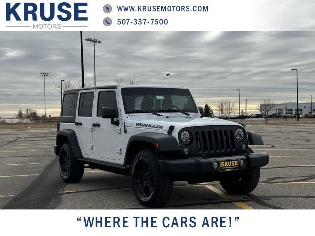 used 2016 Jeep Wrangler Unlimited car, priced at $15,929