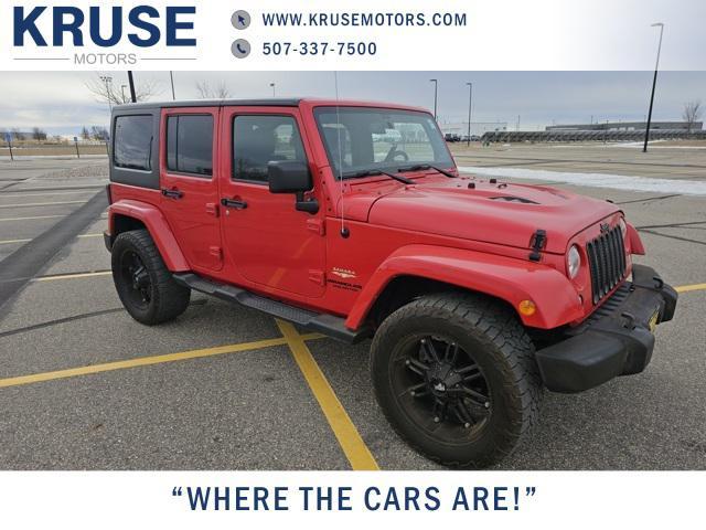 used 2014 Jeep Wrangler Unlimited car, priced at $15,000