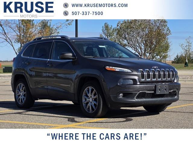 used 2018 Jeep Cherokee car, priced at $14,300