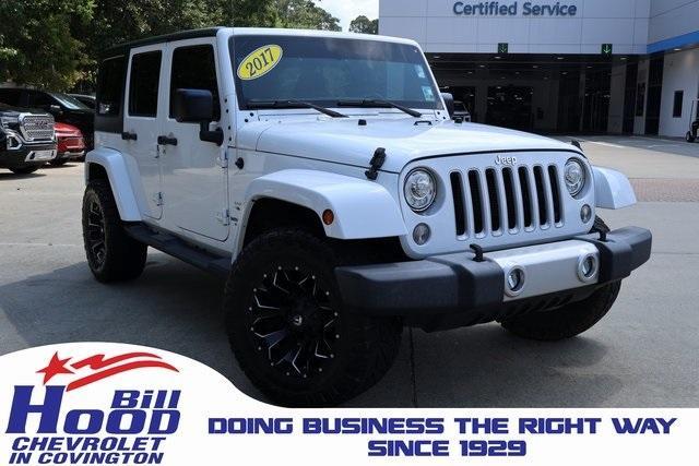 used 2017 Jeep Wrangler Unlimited car, priced at $22,480