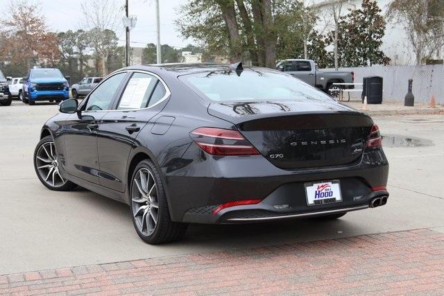 used 2023 Genesis G70 car, priced at $27,477