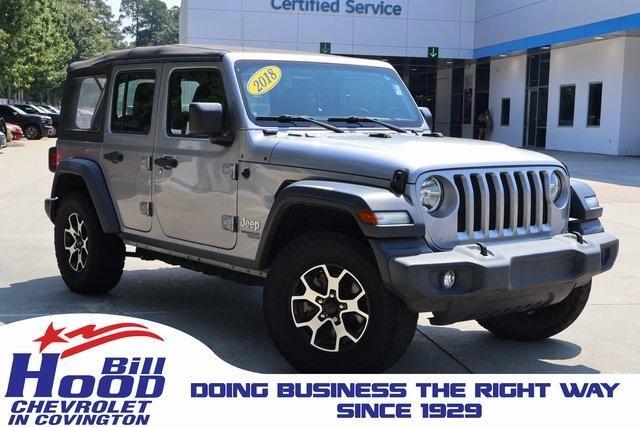 used 2018 Jeep Wrangler Unlimited car, priced at $23,500