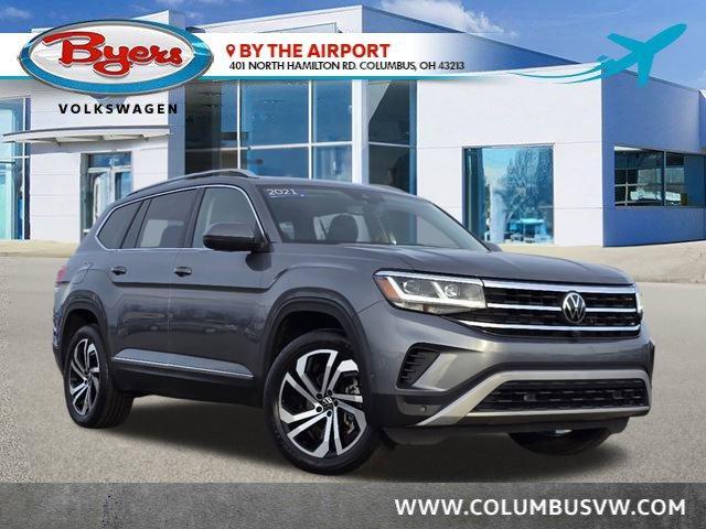 used 2021 Volkswagen Atlas car, priced at $25,593