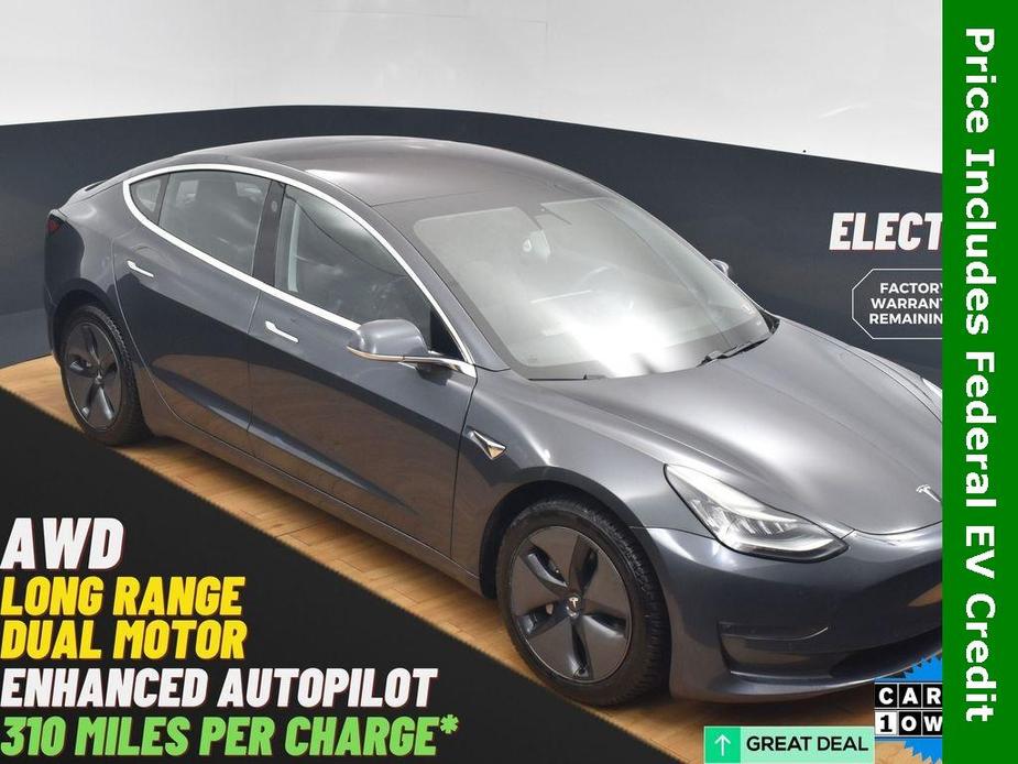 used 2018 Tesla Model 3 car, priced at $14,999