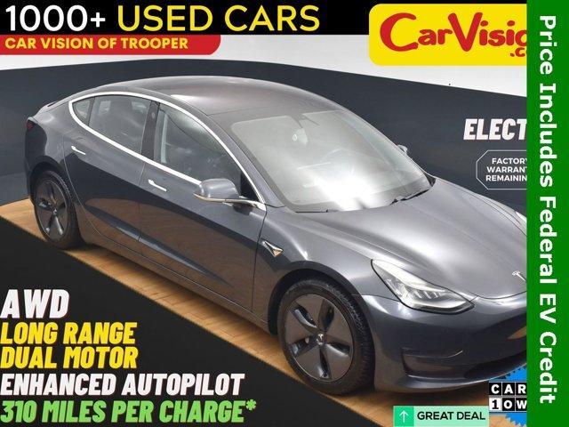 used 2018 Tesla Model 3 car, priced at $14,999