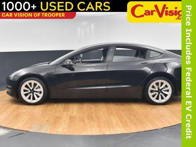 used 2022 Tesla Model 3 car, priced at $15,999