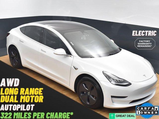 used 2020 Tesla Model 3 car, priced at $16,999